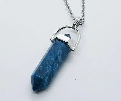 £3.99 • Buy Chrysocolla Crystal Pendant Gemstone Necklace Healing Stone Reiki High Quality
