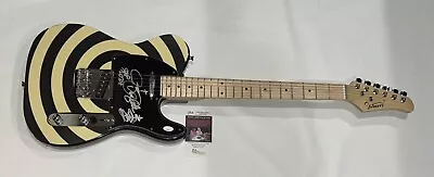 Zakk Wylde Signed Custom Electric Bullseye Guitar Black Label Society Jsa Coa • $1999.99