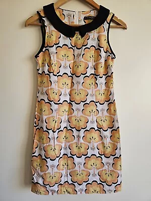 Atmosphere Vintage Look Sleeveless Shift Dress 60s Look Size 10 • $14.99