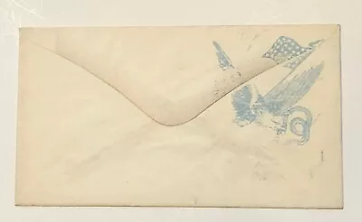 CIVIL WAR PATRIOTIC Cover VARIETY W BLUE OFFSET Of EAGLE SNAKE & FLAGS On BACK • $75