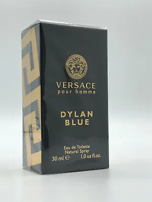 Versace Dylan Blue Men Cologne Spary 1.0 Oz 30 Ml New In Sealed Box • $46.95