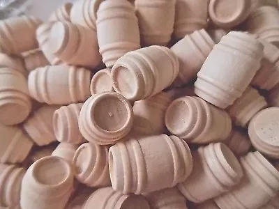 £3.99 • Buy Miniature Wood Barrel For Doll's House Or Toy Train Cargo X 10, MULTI-BUY