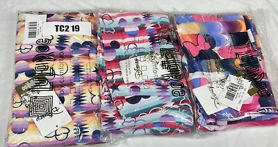 4 New Women's Lularoe Disney Mickey Mini Mouse Ears TC2 Leggings Joggers Yoga 19 • $10.50