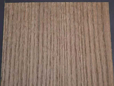 Fumed Oak Raw Wood Veneer Sheet 6 X 44 Inches 1/42nd Thick             F7627-46 • $7.99