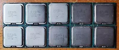 Lot Of 10 Intel Core 2 Quad Cpus Q9550 Q9400 Q6700 Q6600 Quad Core LGA 775 CPU • $85