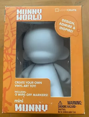 MUNNY WORLD Kidrobot 4” DIY Mini Pop Figure Loot Crate Blank • $7.99