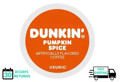 Dunkin Pumpkin Seasonal Spice Keurig Coffee K-cups  • $32.99