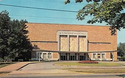 WARREN OH Ohio  W.D. PACKARD MUSIC HALL~Home Of The KENLEY PLAYERS  Postcard • £4.83