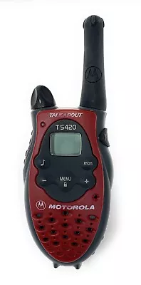 Motorola T5420 TalkAbout Walkie Talkie Two-Way Radio Uses 3 AA Batteries • $9.99