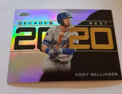 2020 Topps Chrome -  Cody Bellinger - Los Angeles Dodgers - Decades Next Insert • £3.99