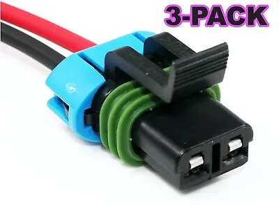 3X Delphi Metri-Pack 2-Pin 280 Series FEMALE Connector Multi-Purpose PIGTIAL • $15.43