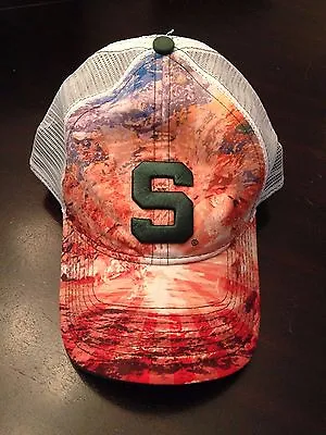 Michigan State Spartans Brilliant Mesh Snapback Hat . NCAA NEW College MSU  • $12.69
