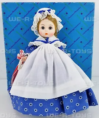 Madame Alexander 8  Betsy Ross Doll #431 Blue Dress 1983 W/ Flag & Stand NIB • $19.95