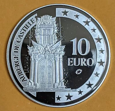 2008 Malta Silver 10 Euros ~ Auberge De Castille ~ Proof .925 ~ 18000 Minted • $65.59