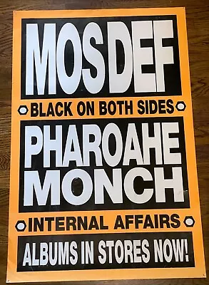 Mos Def Pharoahe Monch Promo Poster Print Hip-Hop Art Rawkus Records Underground • $199.99