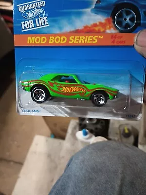 Hot Wheels Mod Bod 1967 Camaro. Clear Glass. #4/4.#399.1996 Series.Opening Hood • $5.99