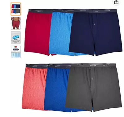 Men's Tag-Free Boxer Cotton Shorts (Knit & Woven) • $36.25