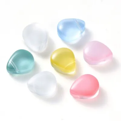 £2.99 • Buy ❤ 15 Pcs - GLASS BEADS - TEARDROP - TOP DRILLED - MIXED COLOUR PACK - No. 776 ❤