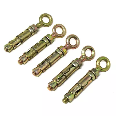 £3.59 • Buy M6 M8 M10 M12 Masonry Eye Bolt Shield Anchor Raw Type Masonry Fixings Zinc