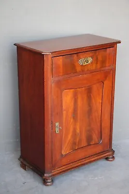 $695 • Buy Antique Original Pier Cabinet Bedside Cupboard 1860 Hallway Console Table Danish