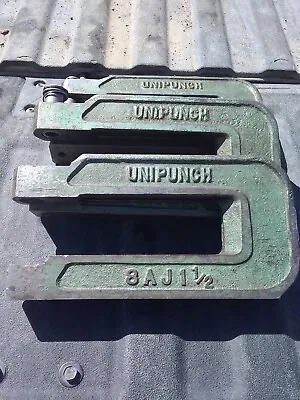C- Frame Punch Unipunch 8AJ 1-1/2 ( Lot Of 3 ) • $175