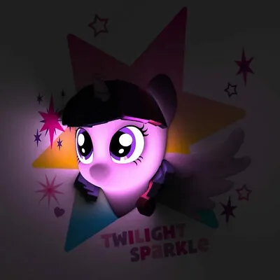 My Little Pony Twilight Sparkle 3D LED Wall Light & Wall Sticker Bedroom Decor • $30.90