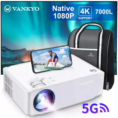 VANKYO Performance V630W 4K Video LED Projector 1080P 5G WiFi Home Theater • $53.90