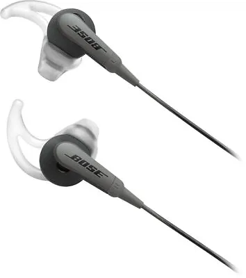 Bose SoundSport Wired 3.5mm Jack Earbuds In-ear Headphones Charcoal-Black • $39.98