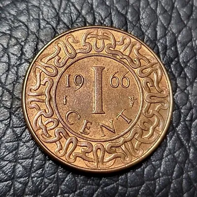 1966 Suriname (Dutch) 1 Cent Coin • $2.55