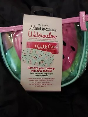 New The Original Make Up Eraser Reusable Remover Cloth Watermelon With Bag/Case • $14.99