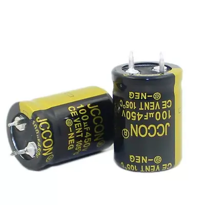 $5.99 • Buy Rubycon Snap-In CAPACITOR 100UF 100MF 450V CAP (replacing For 420V 400V 350V )