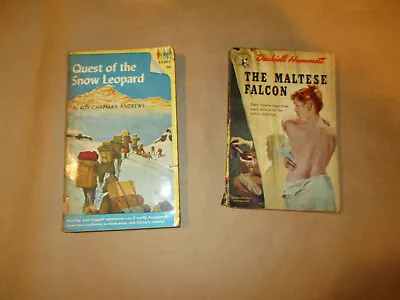 Vintage Books  The Maltese Falcon And Quest Of The Snow Leopard  • $9.99