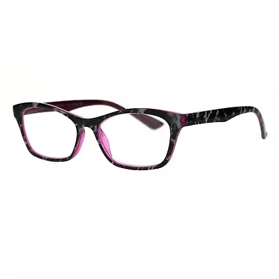 Women's Reading Glasses Magnified Rectangular Fashion Frame Spring Hinge • $11.95