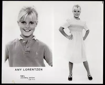 AMY LORENTZEN Child Model FORD MODELING AGENCY Orig Publicity Photo YOUNG GIRL • $24.95