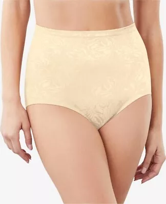 NWT $41 Maidenform Flexees Shaping Slimmer Brief Panties Ultra Firm XL Beige • $14.99