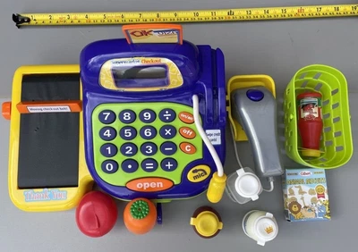 £9.99 • Buy Kids Electronic Cash Register Toy & Play Food Set Supermarket Till Pretend Play