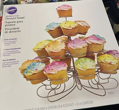 Wilton Cupcake Stand Dessert Treat Four Tier Holds 23 Cupcakes 307-826 • $10.25