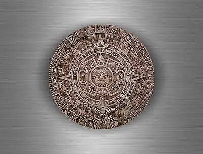 Sticker Car Biker Tuning Decal Aztec Tribal Calendar Maya Mayan Mexico Bumper • $3.69