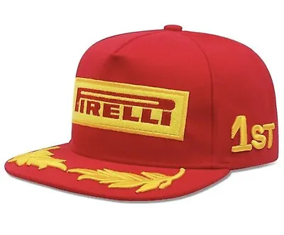 🔥Pirelli Racing Cap F1 Sport Moto GP Peaked Baseball Cotton Embroidery Hat Red! • $13.95