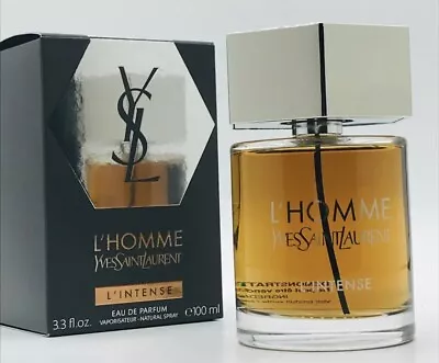 YSL L'HOMME L'INTENSE * Yves Saint Laurent 3.3 Oz / 100 Ml Men EDP Cologne • $169