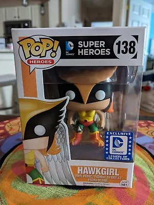 $13.50 • Buy Funko Pop Hawkgirl 138 DC Comics Exclusive Legion Of Collectors With Free Cover
