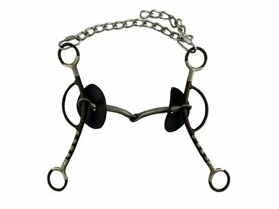 CIRCLE Y - Martha Josey Long Shank SS Smooth Snaffle Mouth Steel Bit! FREE SHIP! • $62.95