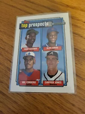 1992 Topps Top Prospects CHIPPER JONES #551 Braves Rookie RC. FREE SHIP  • $1.73