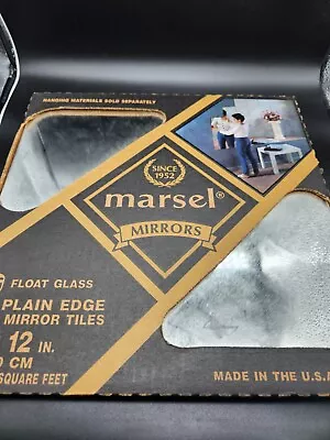 Mirror Wall Tiles Marsel Original MCM RETRO 12x12 Plain RARE NOS  Vintage  • $34.99