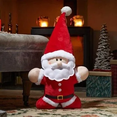 Christmas Santa Claus Decoration Soft Plush Fabric Xmas Kid's Toy Home Decor • £17.99