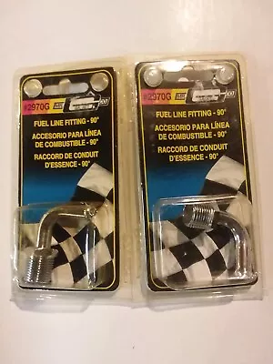 Pair Of 2907G Mr Gasket 90 Degree Fuel Line Fitting • $16.50