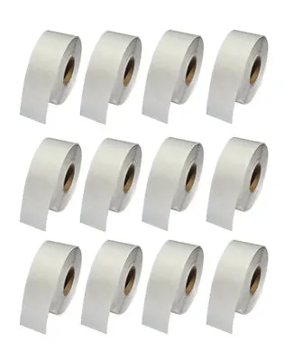 $77.38 • Buy 12 Pack 1.5  Inch Super Gloss Round Stickers Retail Package Seals 500 Per Roll 