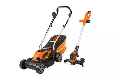 40V 32cm Cordless Lawnmower Plus Cordless Grass Trimmer With ONE • £224.49