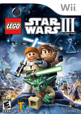 LEGO Star Wars III: The Clone Wars (Nintendo Wii) [PAL] - WITH WARRANTY • $14.97