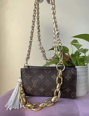 £262.26 • Buy Authentic Louis Vuitton Bucket PM Pouch Customised Shoulder Bag Vintage SD0090